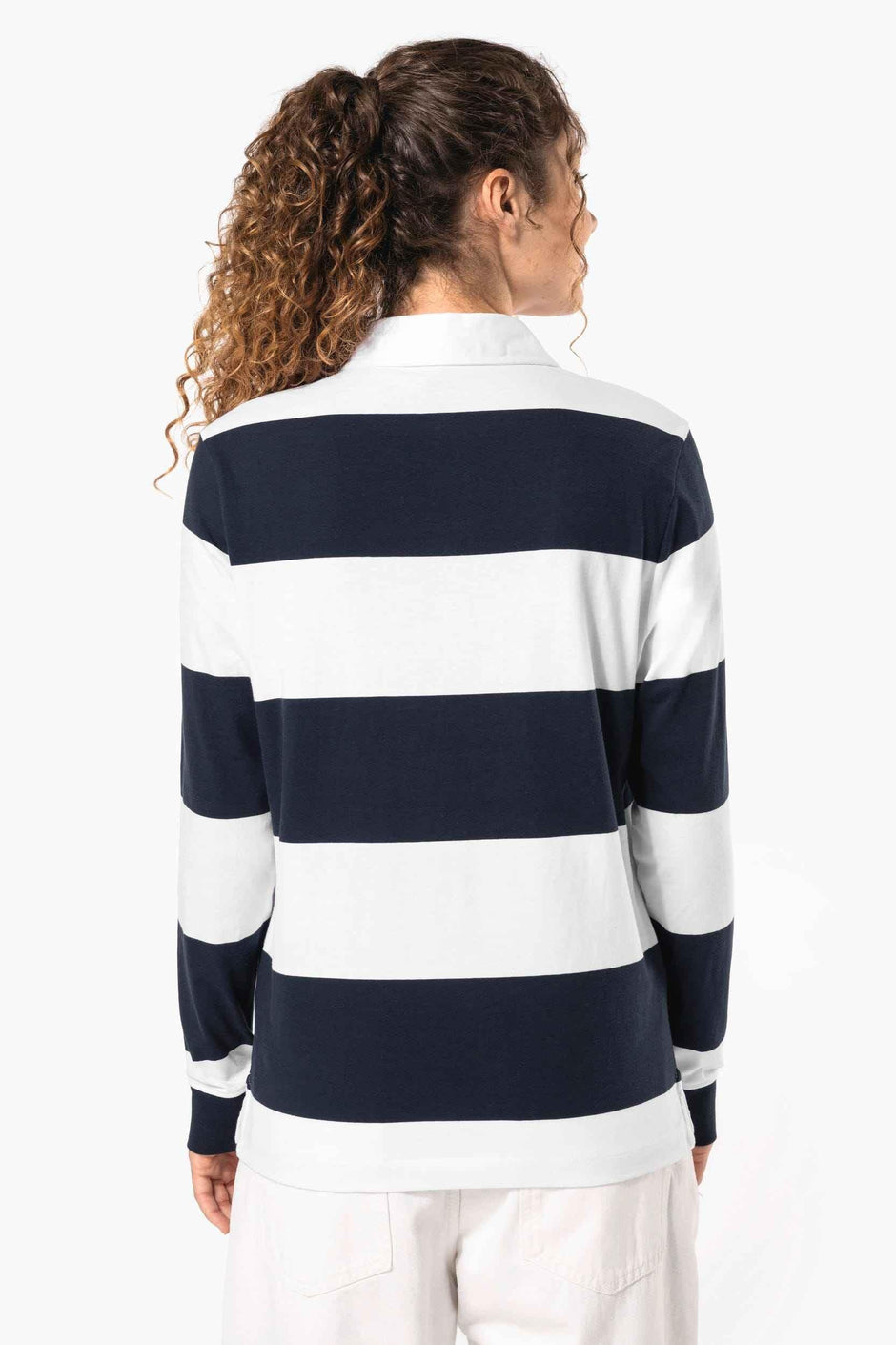 K285 - Polo rugby rayé manches longues unisexe - Occifloc