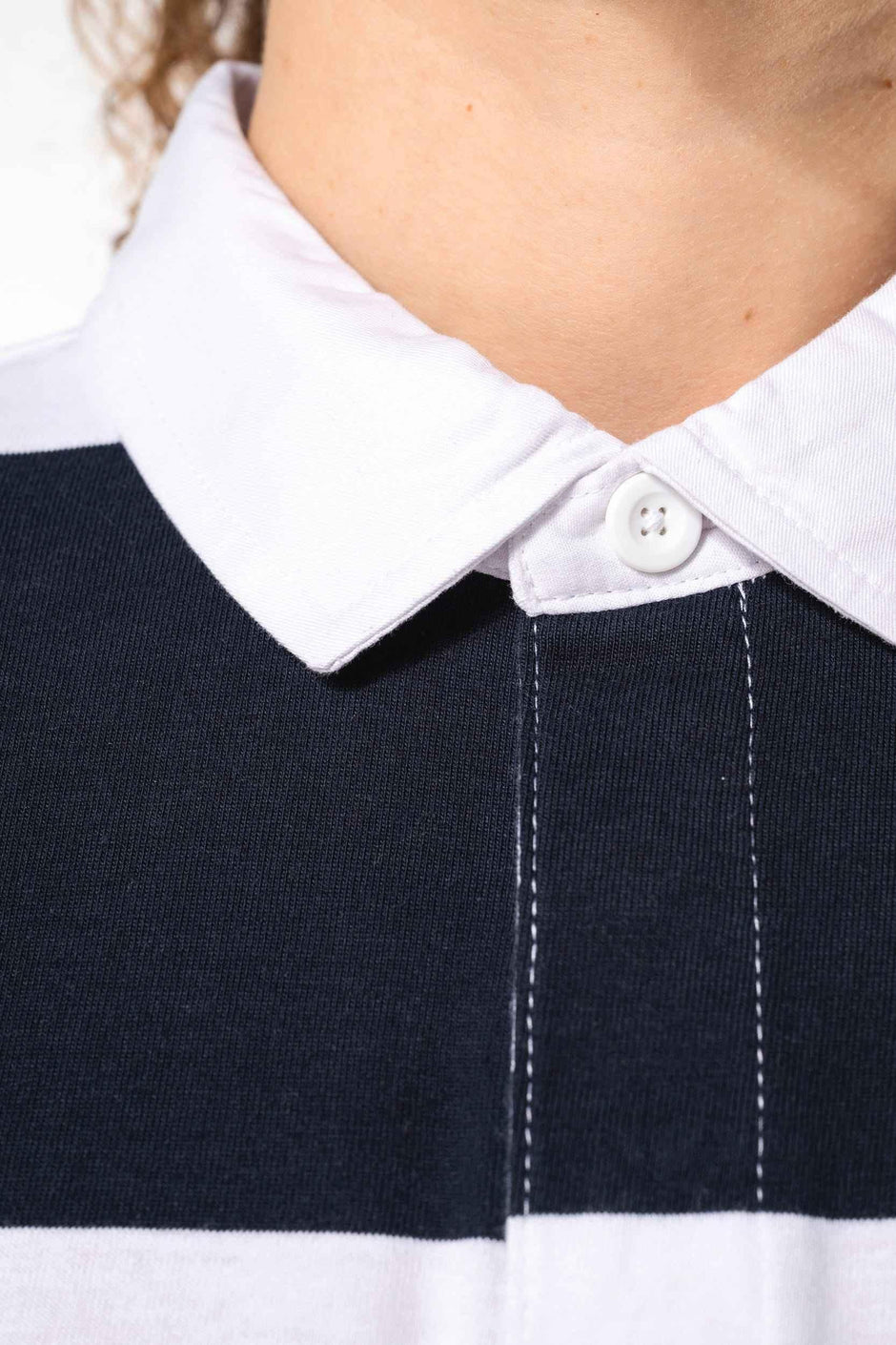 K285 - Polo rugby rayé manches longues unisexe - Occifloc