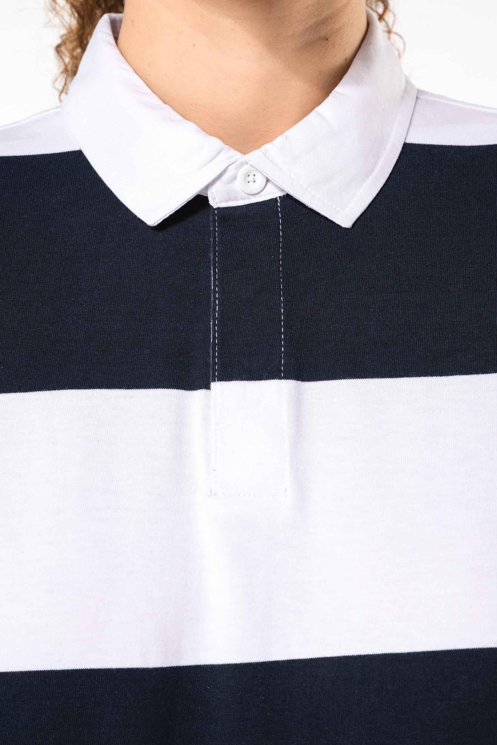 K285 - Polo rugby rayé manches longues unisexe - Occifloc