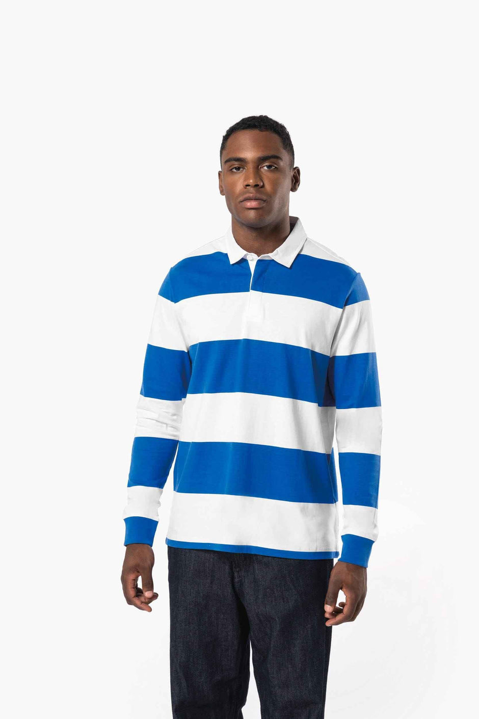K285 - Polo rugby rayé manches longues unisexe - Occifloc