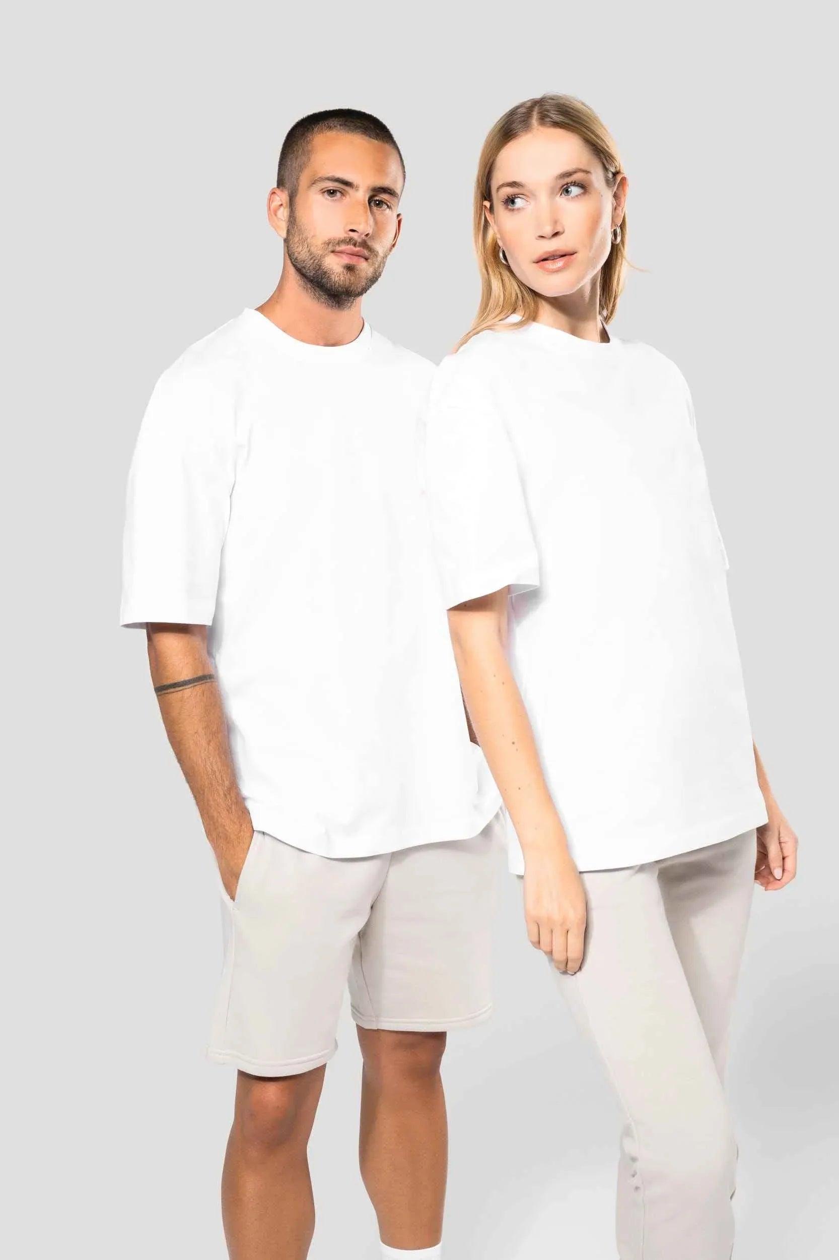K3008 - T-shirt unisexe oversize manches courtes - Occifloc