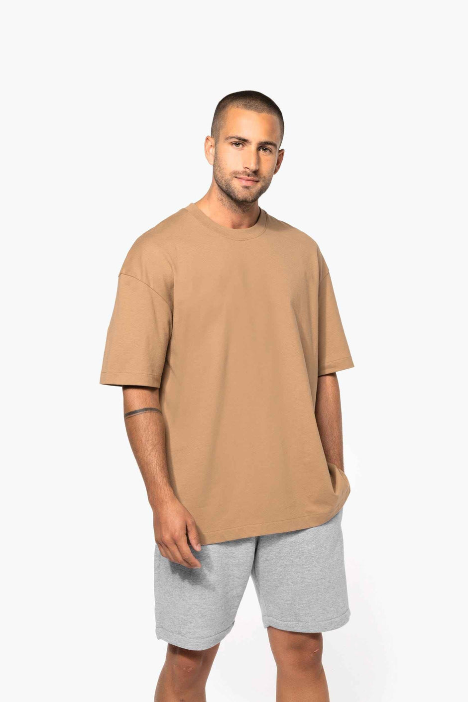 K3008 - T-shirt unisexe oversize manches courtes - Occifloc