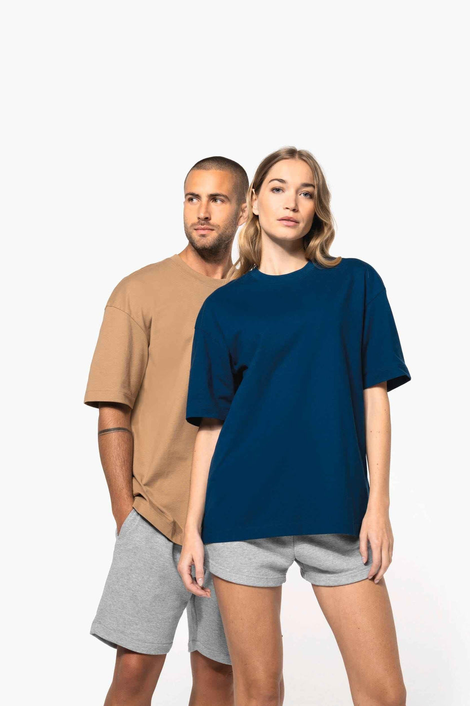 K3008 - T-shirt unisexe oversize manches courtes - Occifloc