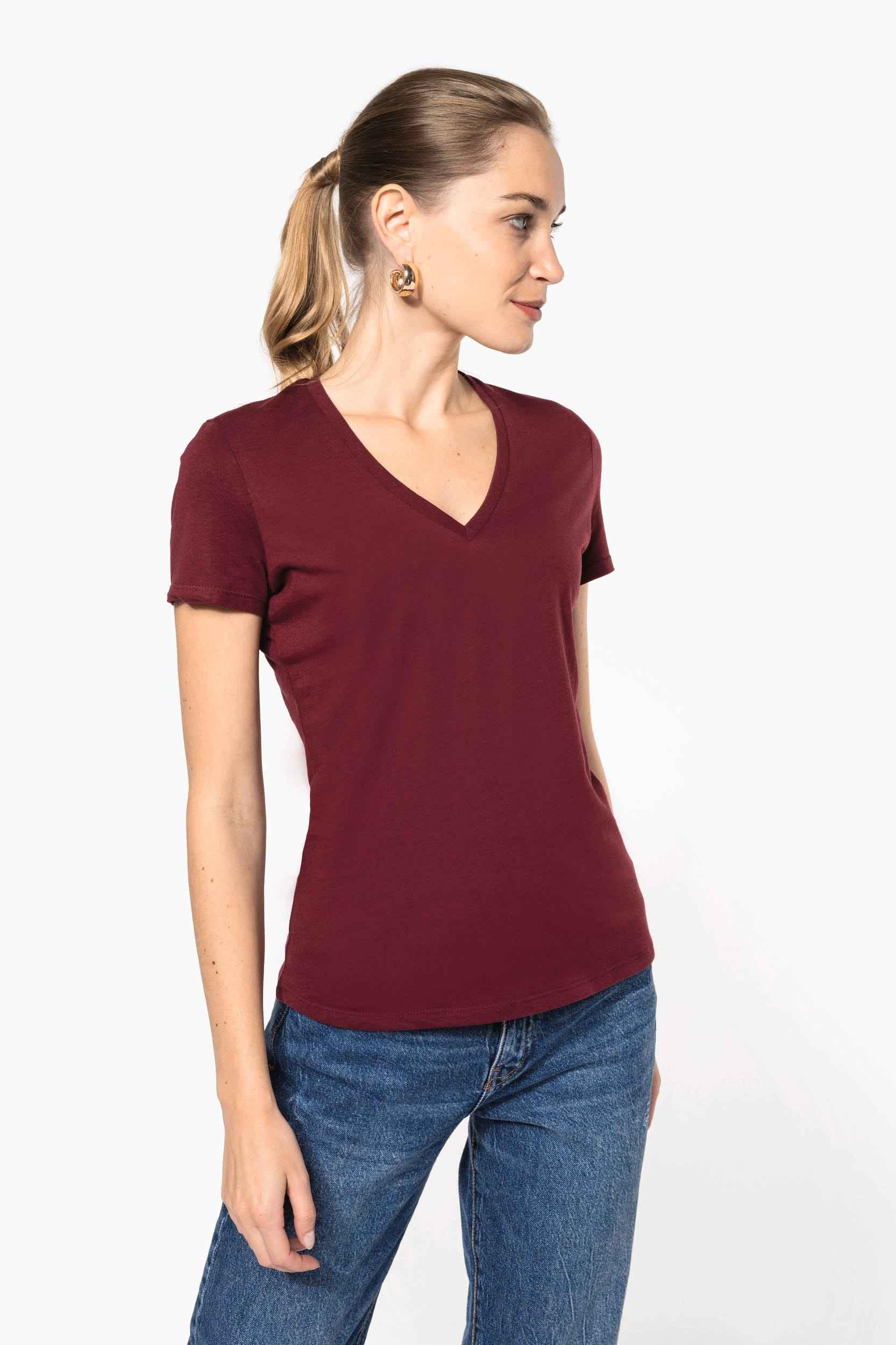 K3029IC - T-shirt BIO150 IC col V femme - Occifloc