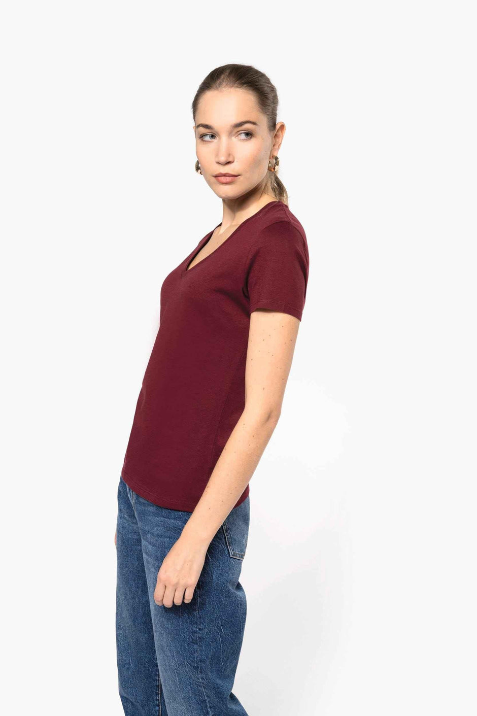 K3029IC - T-shirt BIO150 IC col V femme - Occifloc