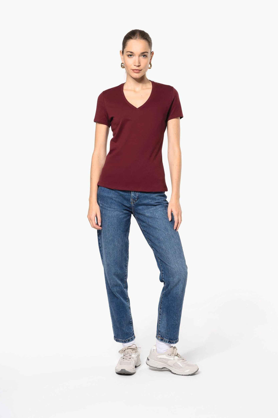 K3029IC - T-shirt BIO150 IC col V femme - Occifloc