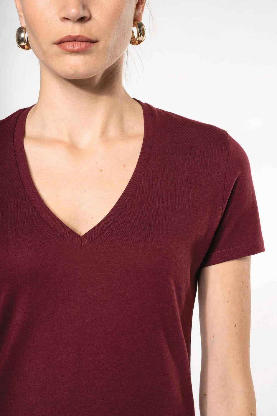 K3029IC - T-shirt BIO150 IC col V femme - Occifloc