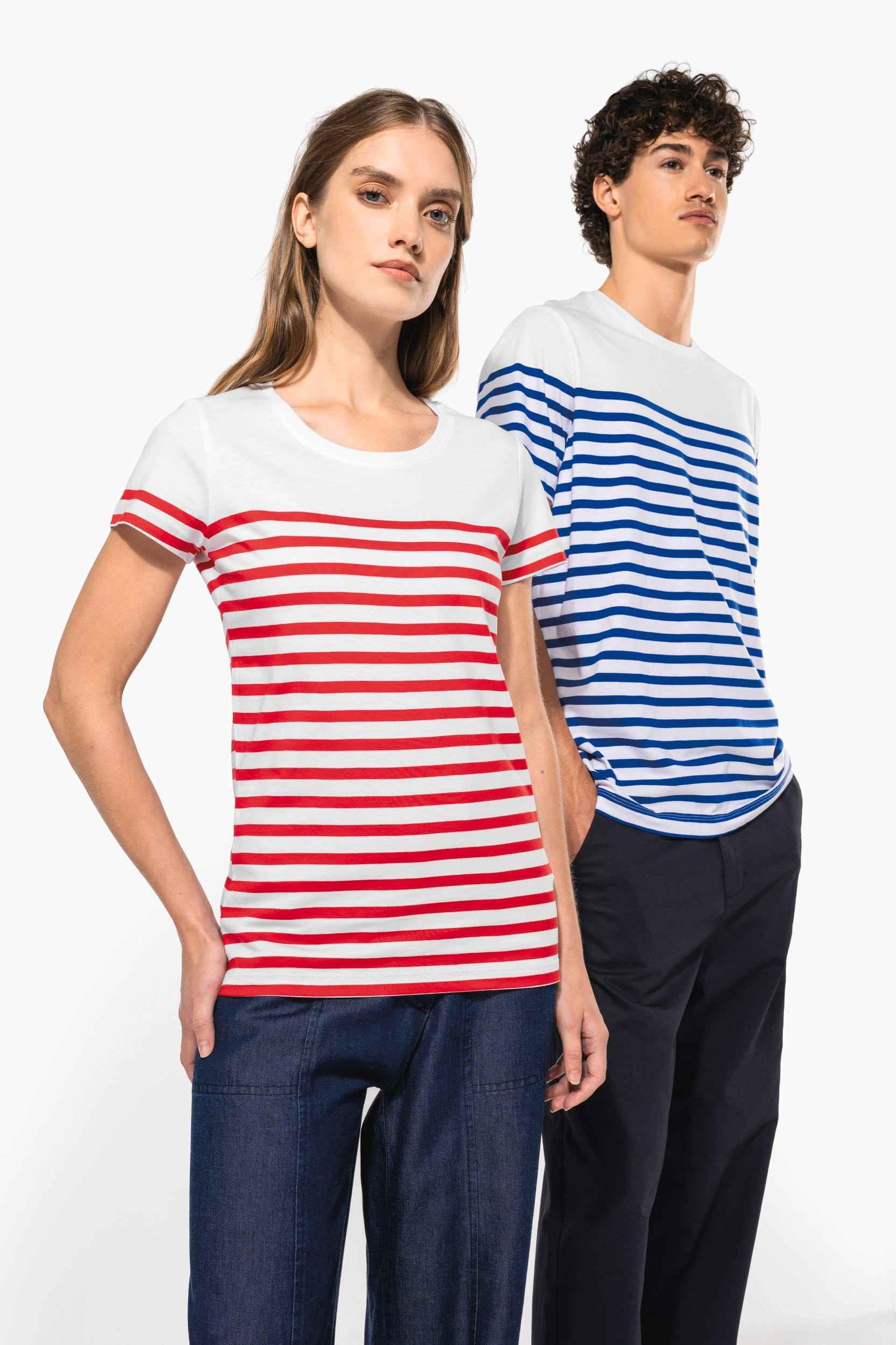 K3034 - T-shirt marin col rond Bio femme - Occifloc