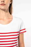 K3034 - T-shirt marin col rond Bio femme - Occifloc