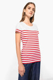 K3034 - T-shirt marin col rond Bio femme - Occifloc