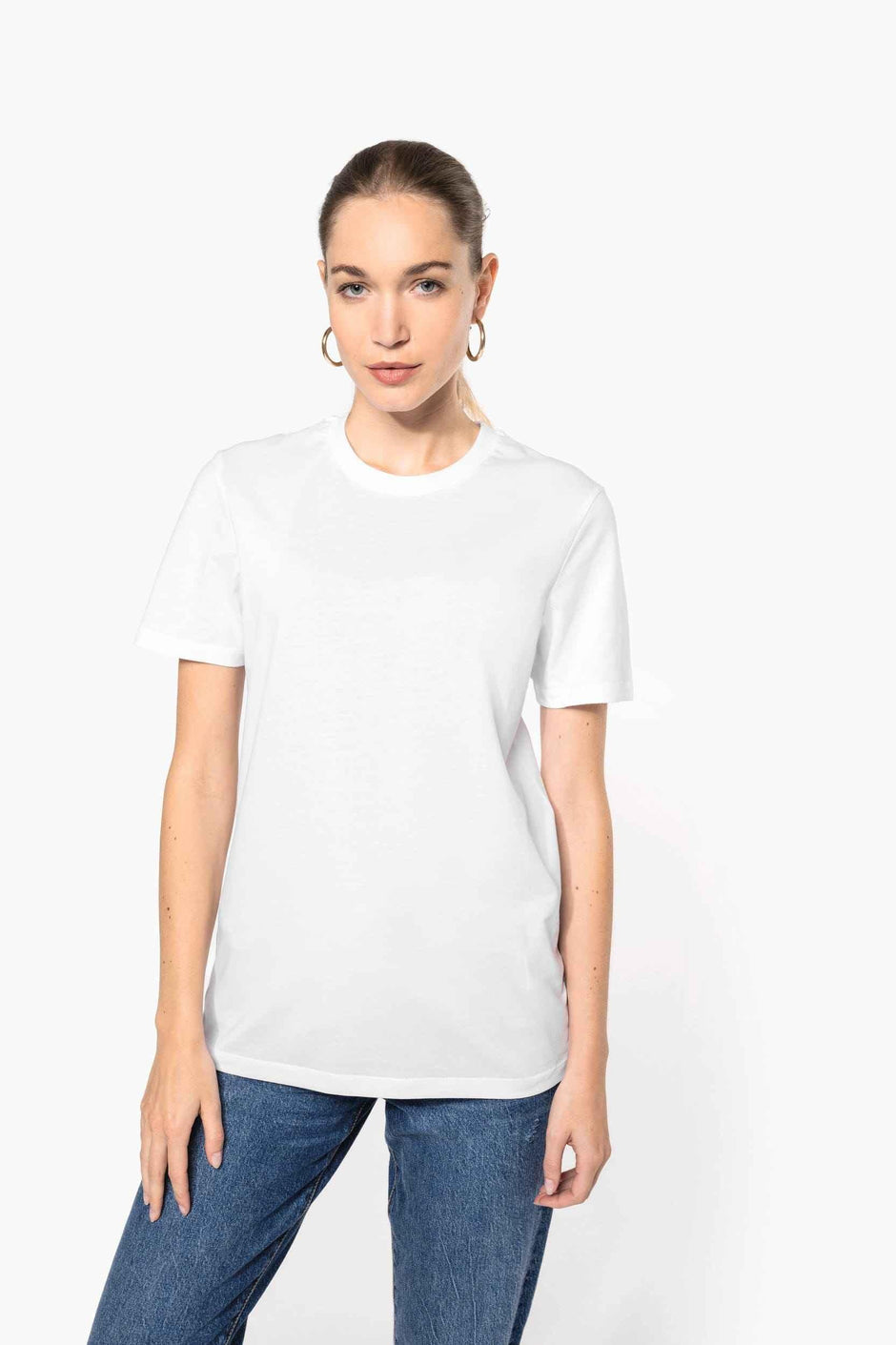 K3036 - T-shirt col rond manches courtes unisexe - Occifloc