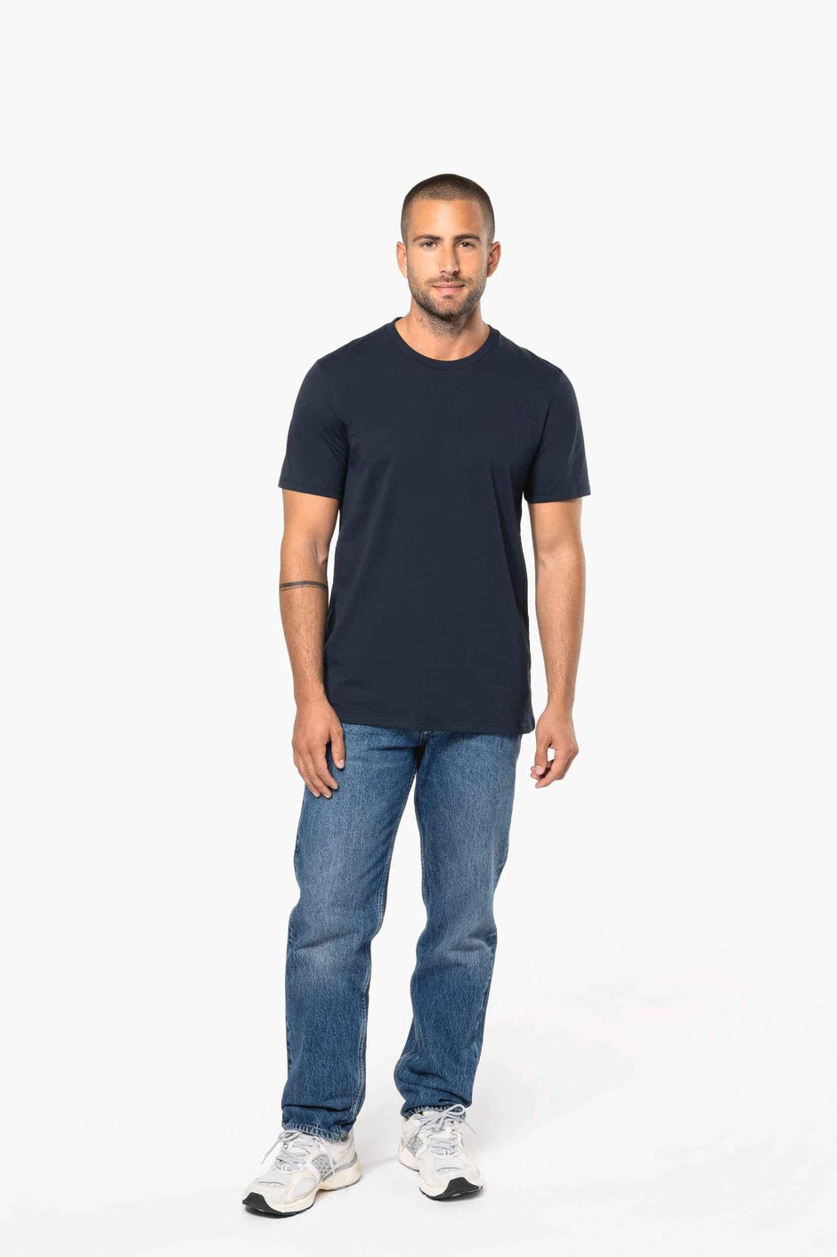 K3036 - T-shirt col rond manches courtes unisexe - Occifloc