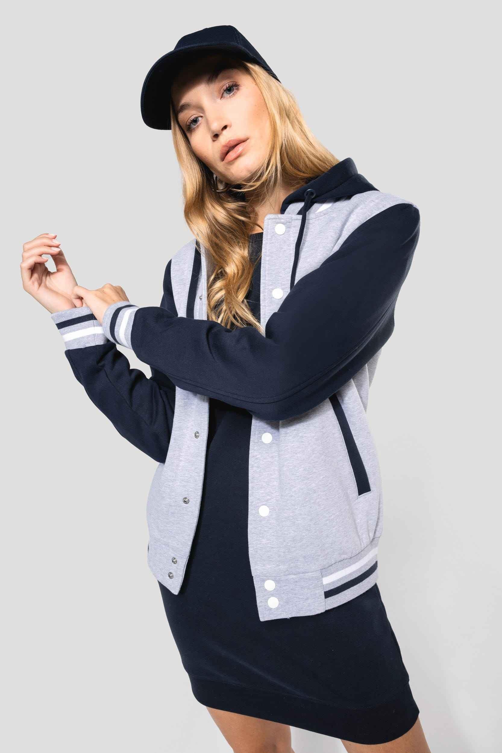 K4003 - Blouson Teddy à capuche Unisexe - Occifloc
