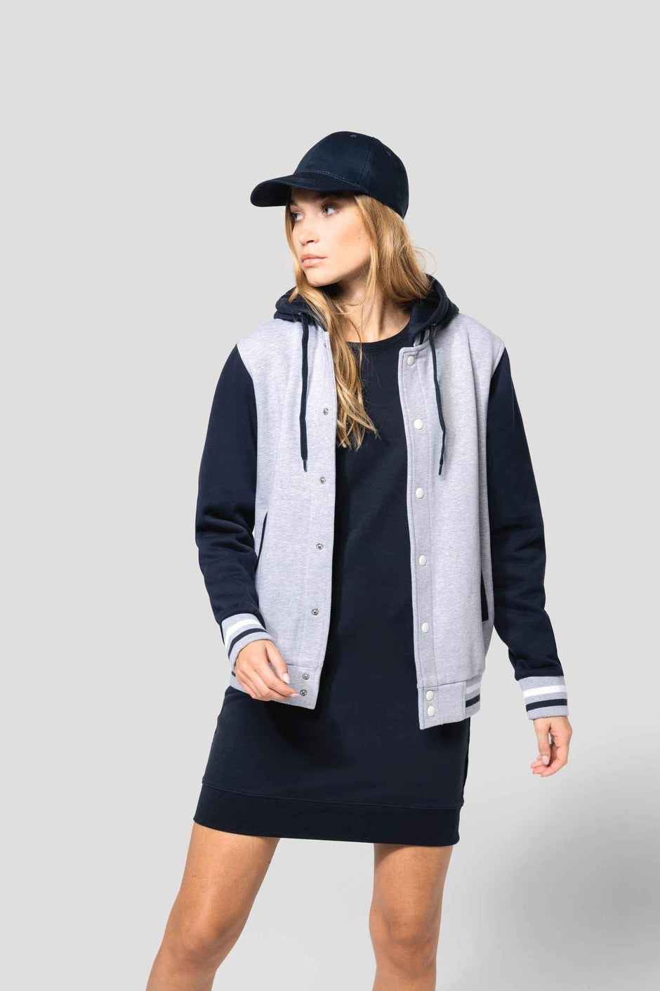 K4003 - Blouson Teddy à capuche Unisexe - Occifloc