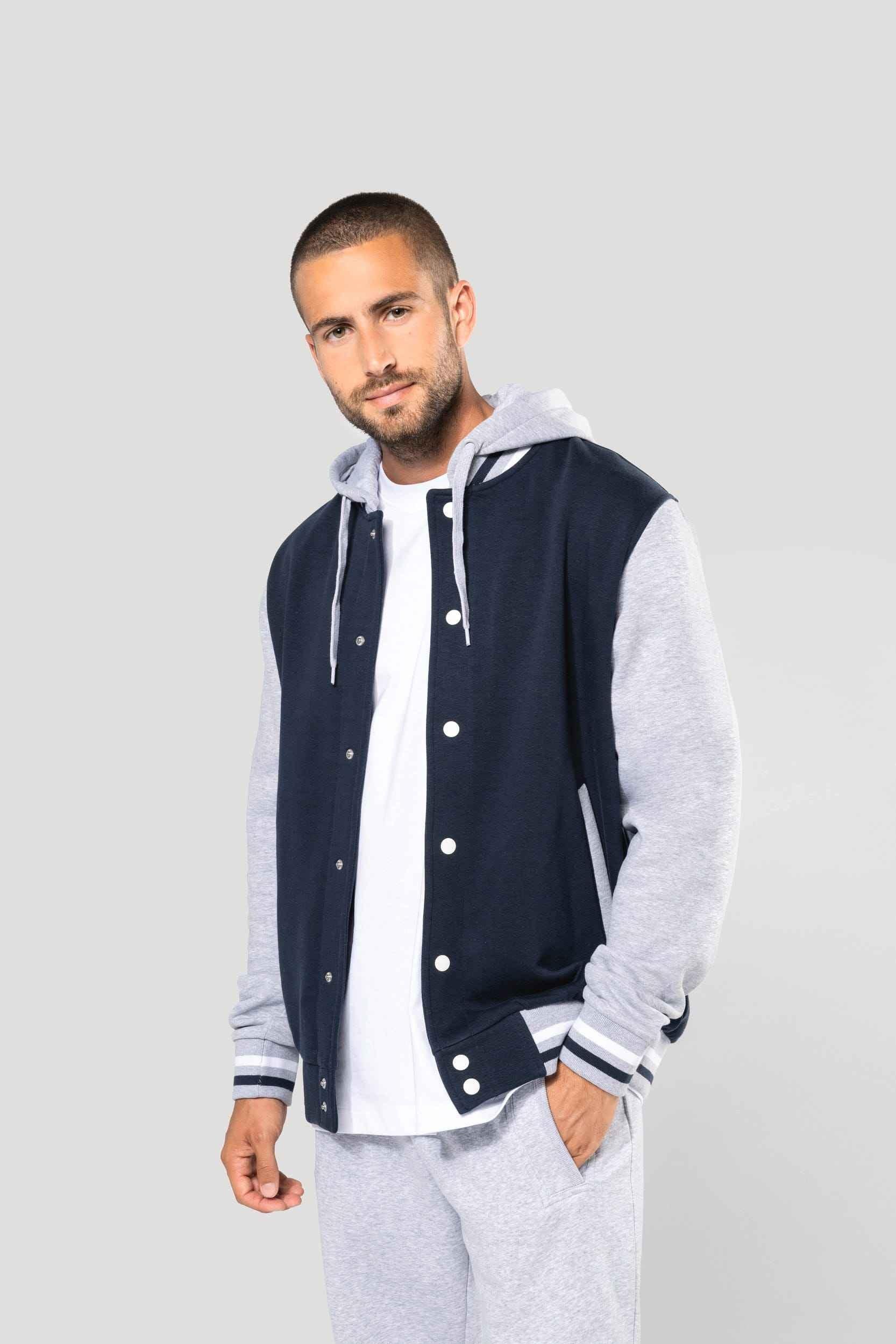 K4003 - Blouson Teddy à capuche Unisexe - Occifloc