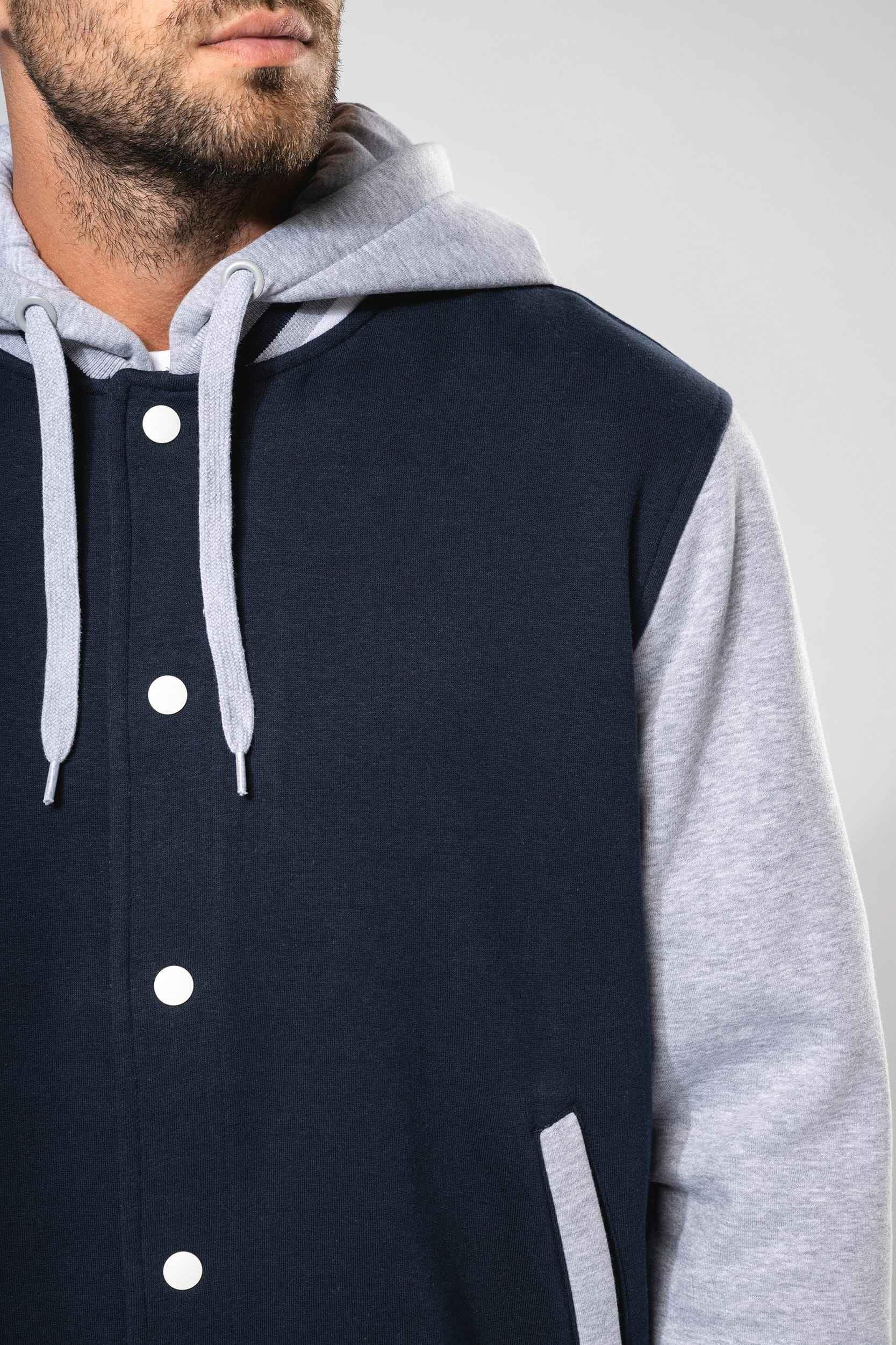 K4003 - Blouson Teddy à capuche Unisexe - Occifloc