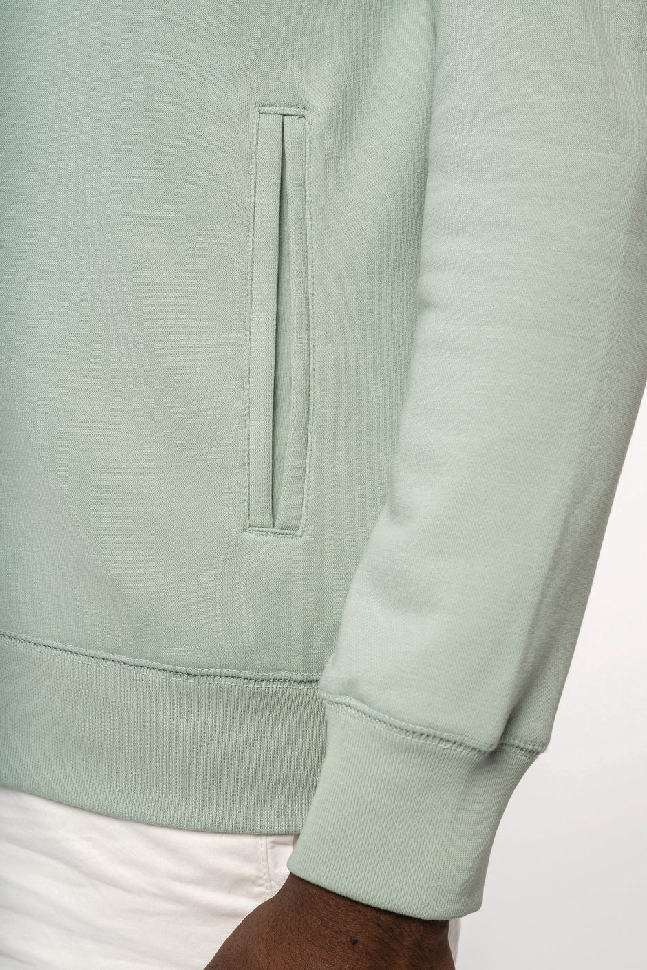 K4008 - Sweat-shirt french terry écoresponsable zippé à capuche unisexe Kariban