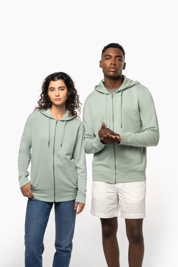 K4008 - Sweat-shirt french terry écoresponsable zippé à capuche unisexe Kariban