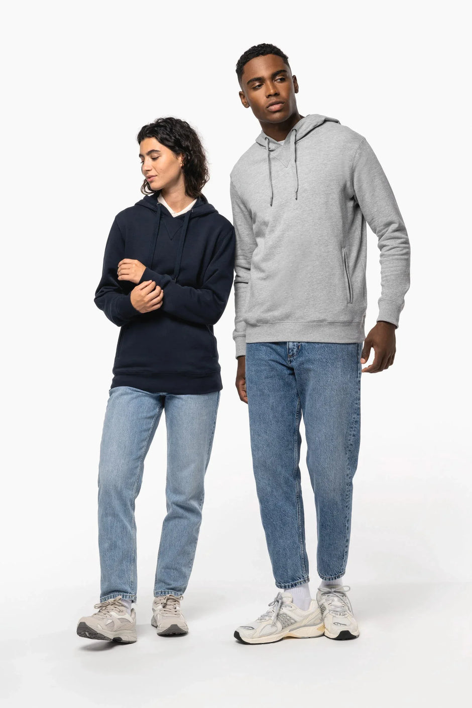 K4009 - Sweat-shirt french terry écoresponsable à capuche unisexe - Occifloc