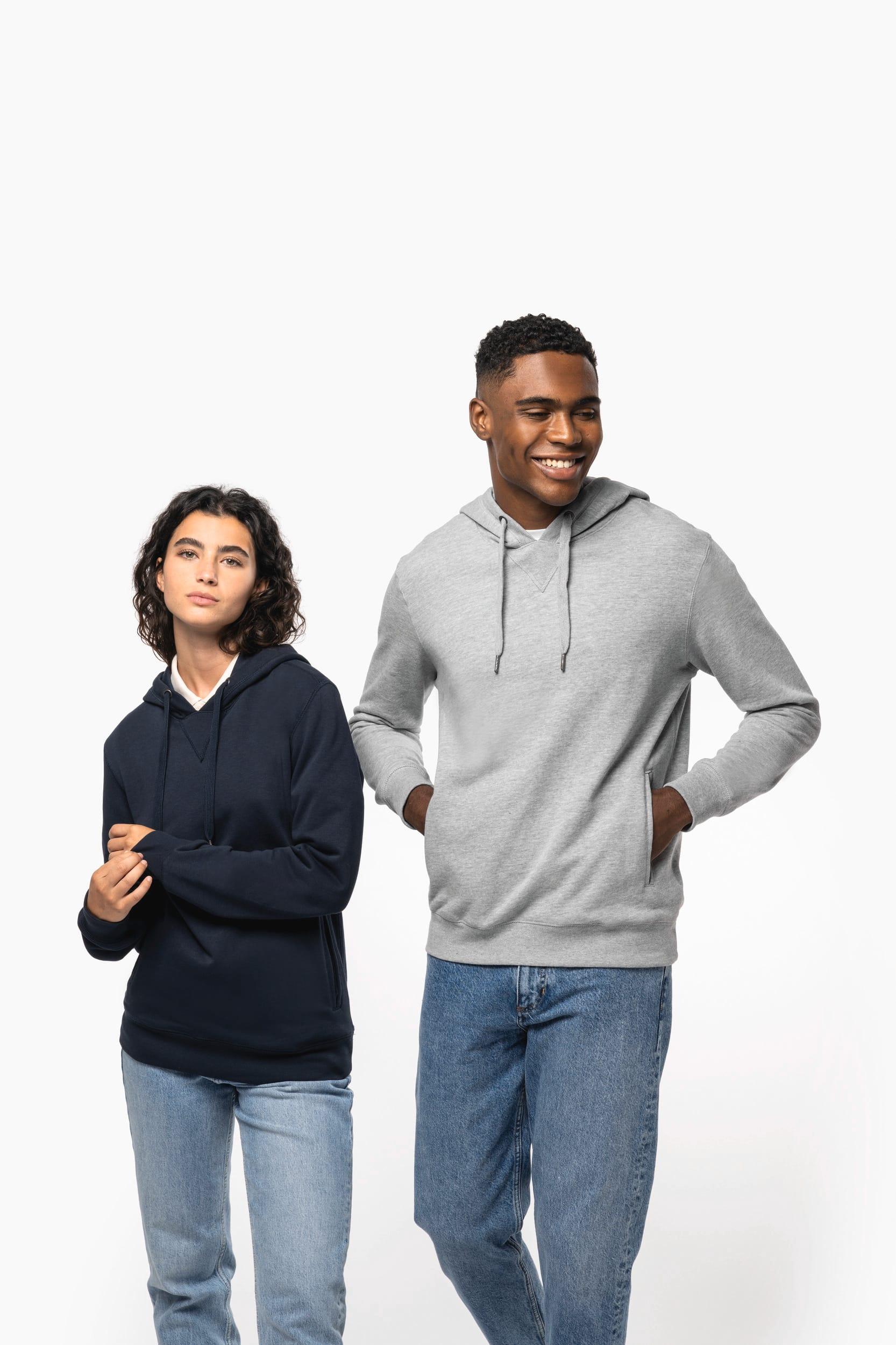 K4009 - Sweat-shirt french terry écoresponsable à capuche unisexe - Occifloc