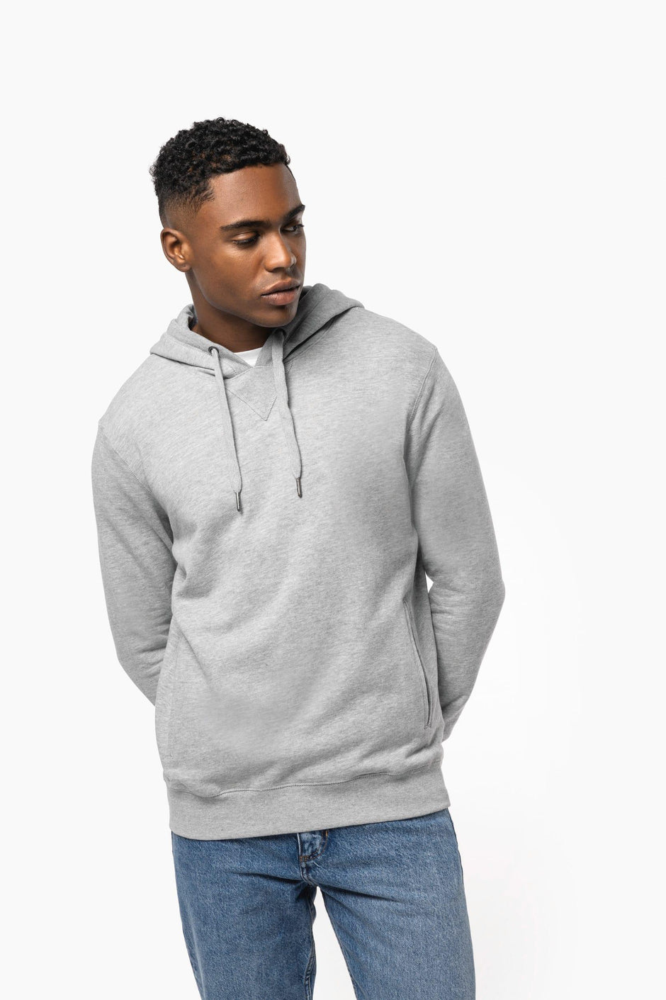 K4009 - Sweat-shirt french terry écoresponsable à capuche unisexe - Occifloc