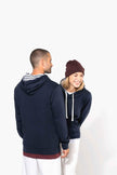 K4013 - Sweat-shirt à capuche contrastée à motifs unisexe - Occifloc