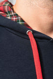 K4013 - Sweat-shirt à capuche contrastée à motifs unisexe - Occifloc