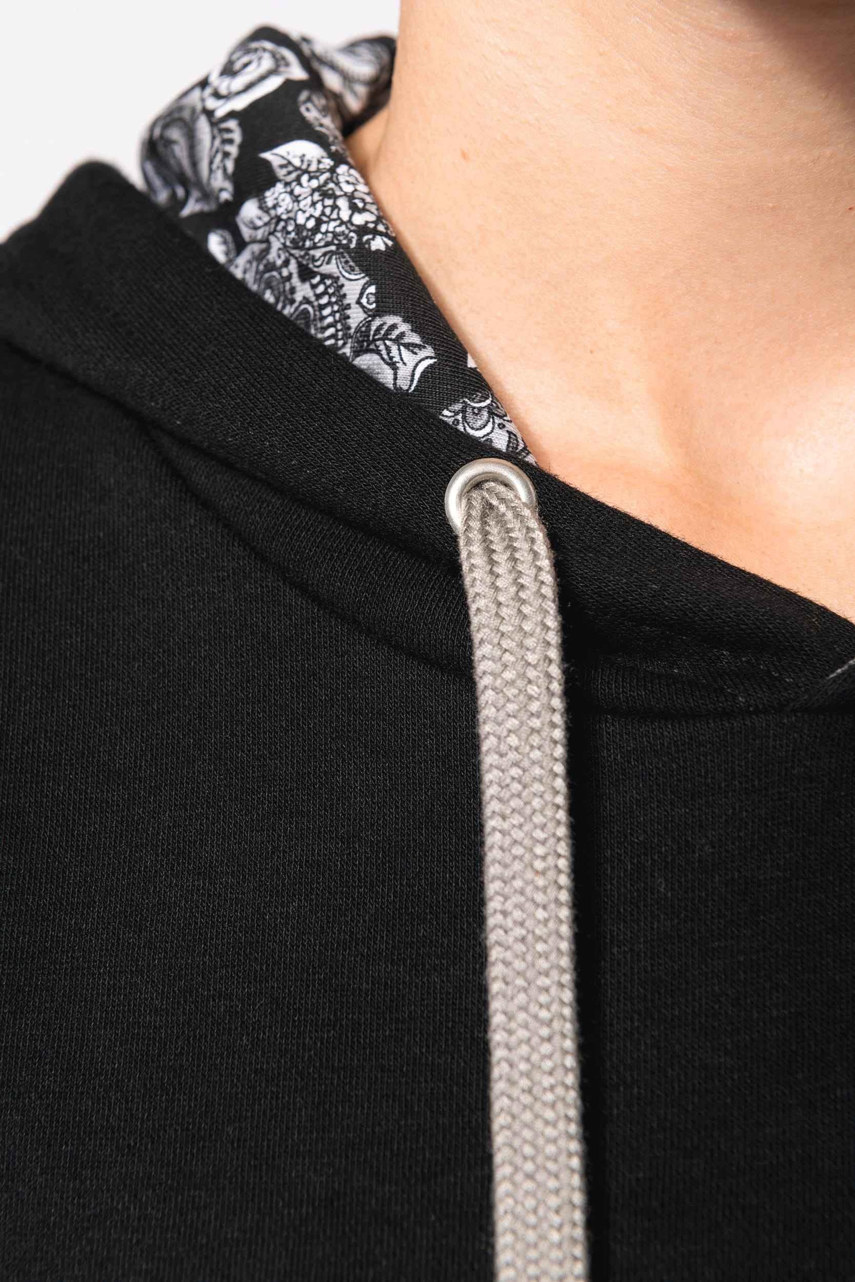 K4013 - Sweat-shirt à capuche contrastée à motifs unisexe - Occifloc