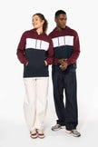 K4016 - Sweat-shirt tricolore à capuche unisexe - Occifloc