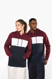 K4016 - Sweat-shirt tricolore à capuche unisexe - Occifloc