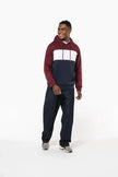 K4016 - Sweat-shirt tricolore à capuche unisexe - Occifloc