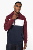 K4016 - Sweat-shirt tricolore à capuche unisexe - Occifloc