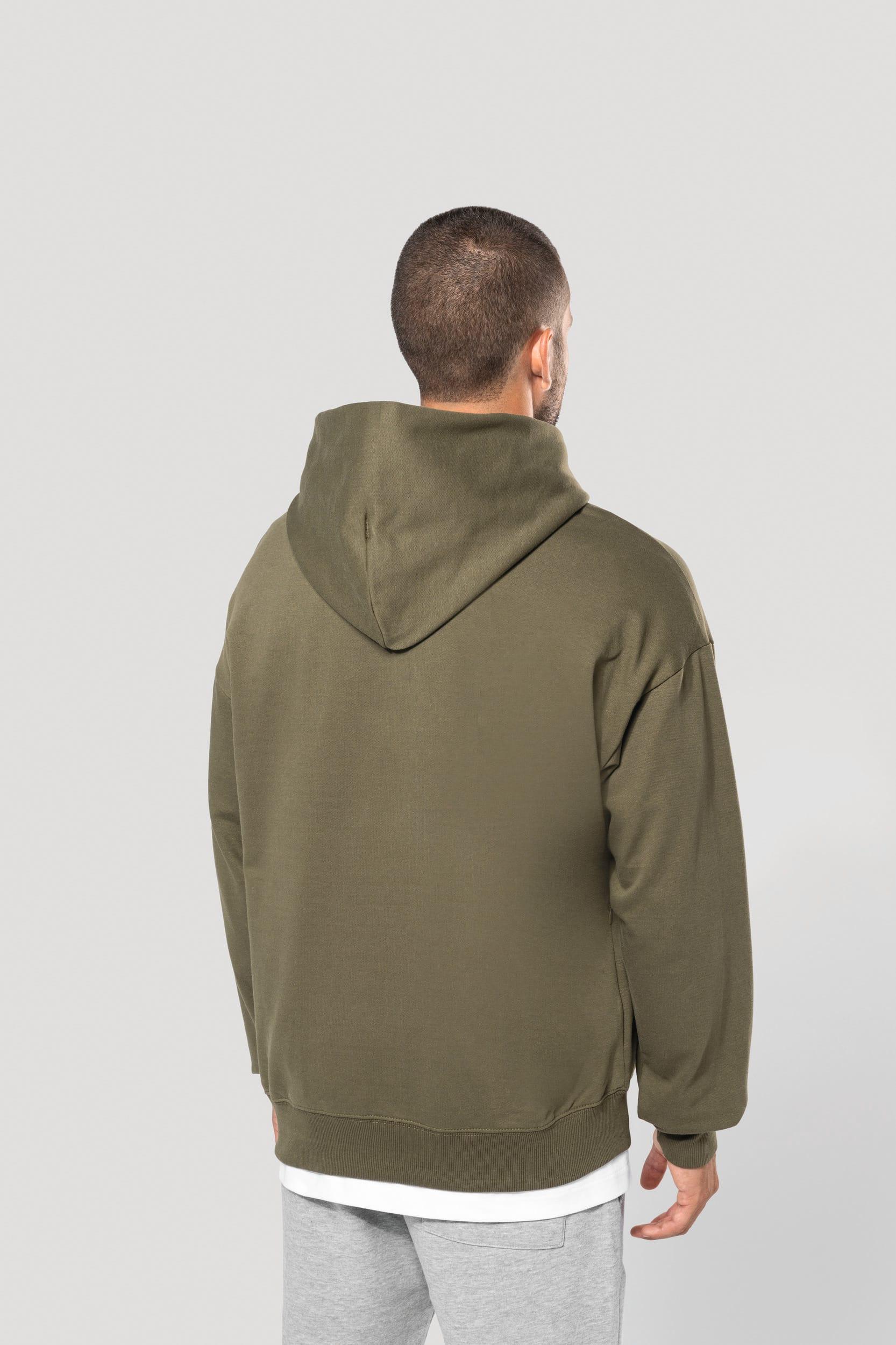 K4018 - Sweatshirt à capuche molleton oversize unisexe - Occifloc