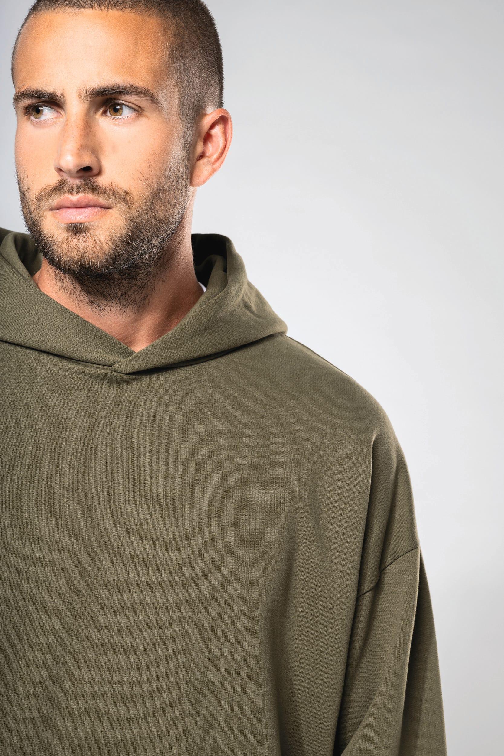 K4018 - Sweatshirt à capuche molleton oversize unisexe - Occifloc