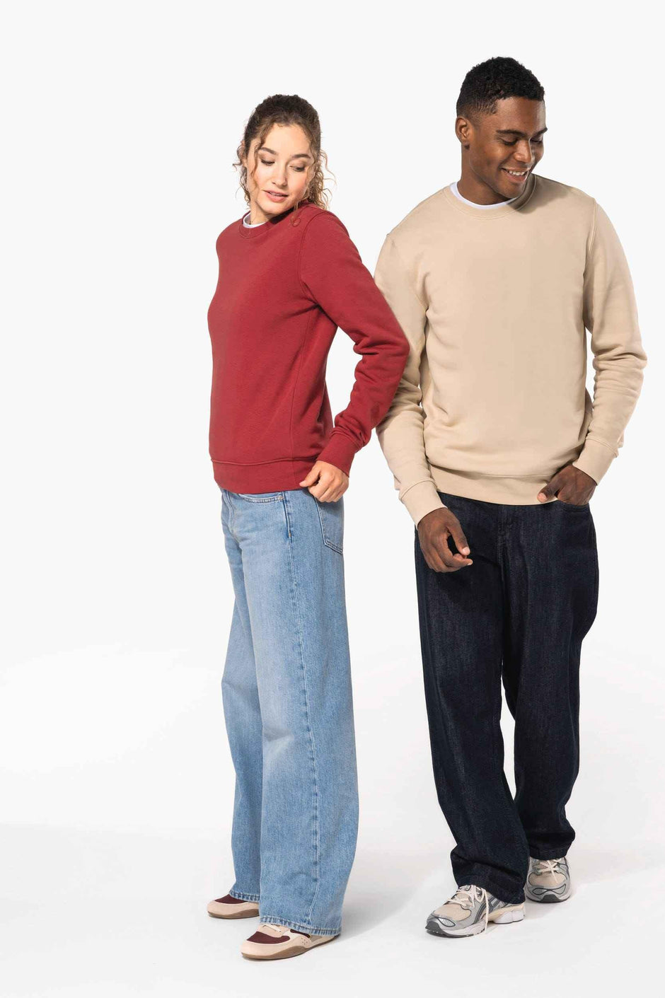 K4025 - Sweat-shirt écoresponsable col rond unisexe - Occifloc