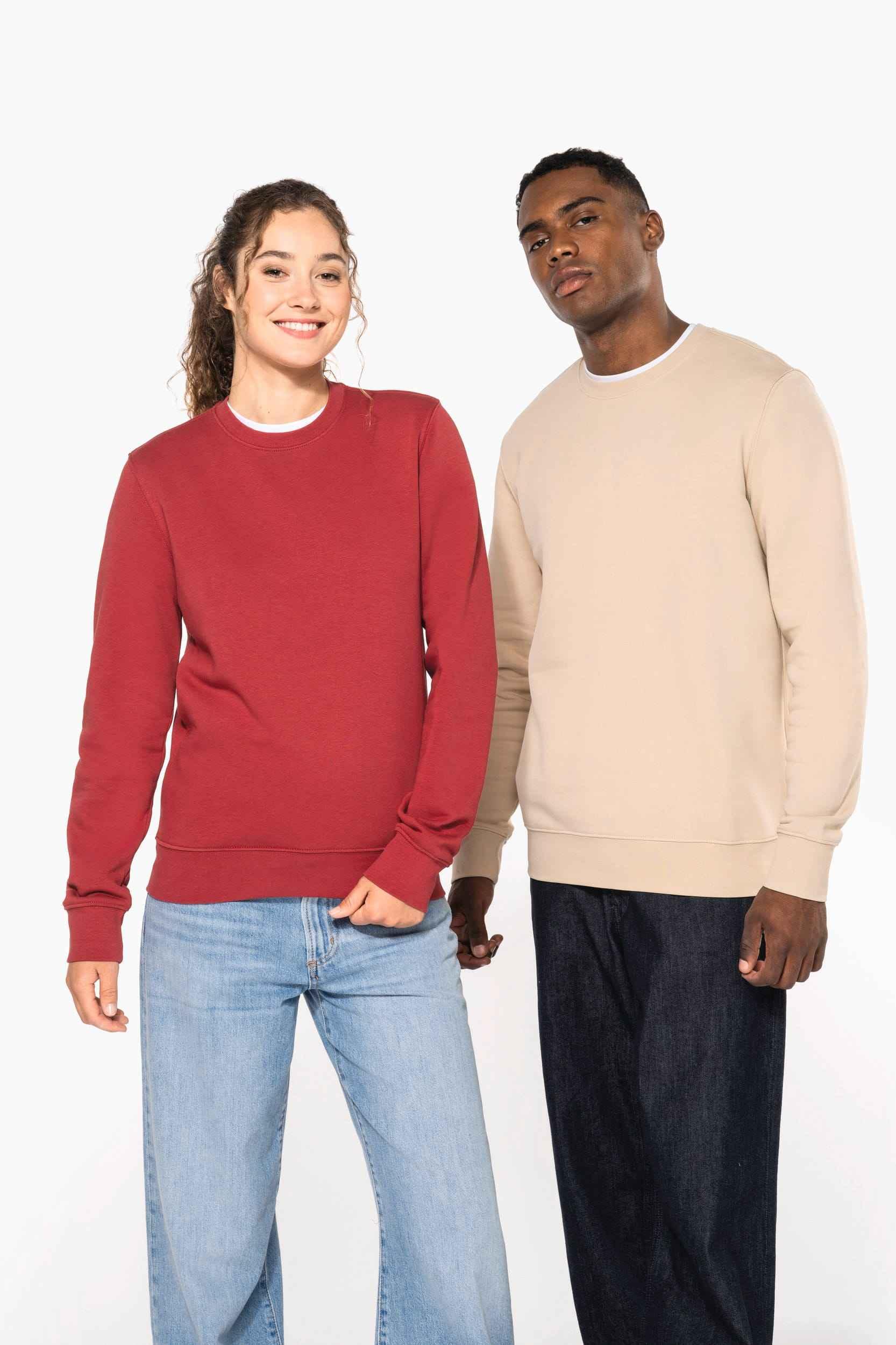 K4025 - Sweat-shirt écoresponsable col rond unisexe - Occifloc