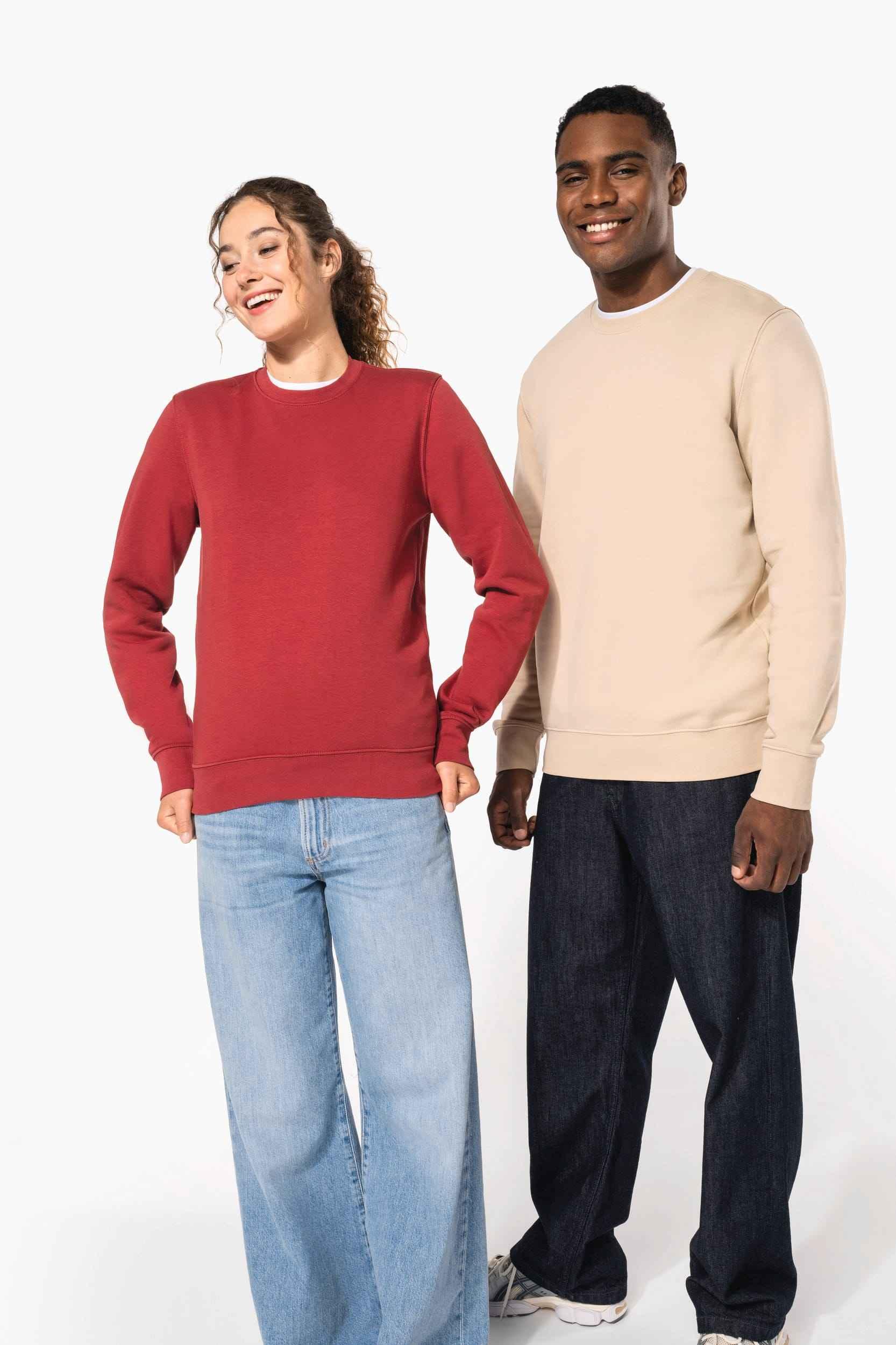 K4025 - Sweat-shirt écoresponsable col rond unisexe - Occifloc