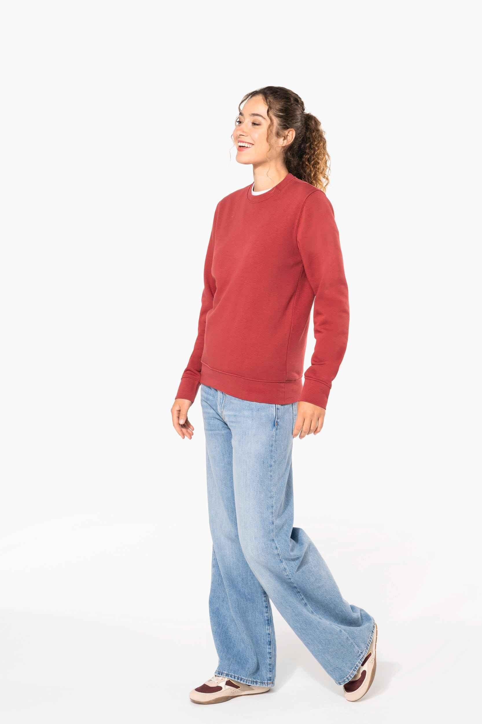 K4025 - Sweat-shirt écoresponsable col rond unisexe - Occifloc