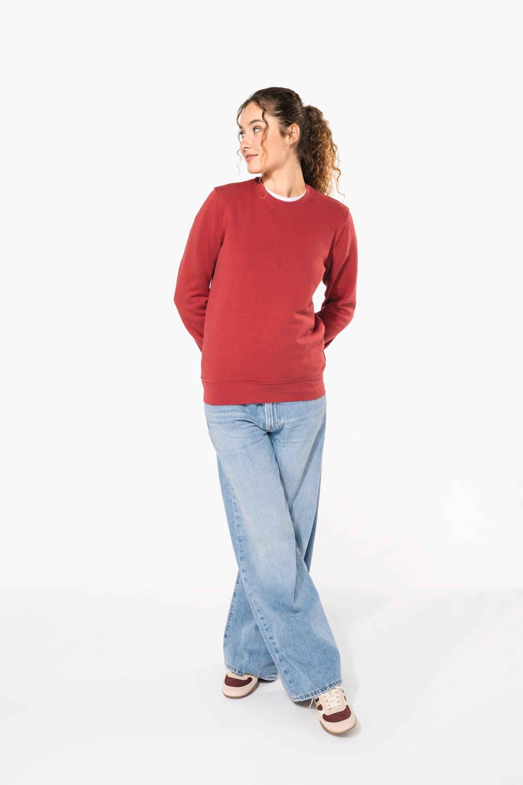 K4025 - Sweat-shirt écoresponsable col rond unisexe - Occifloc