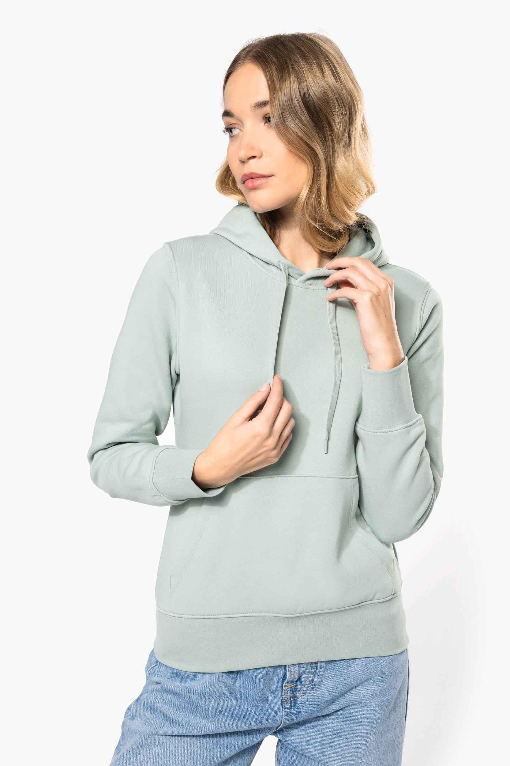 K4028 - Sweat-shirt écoresponsable à capuche femme - Occifloc