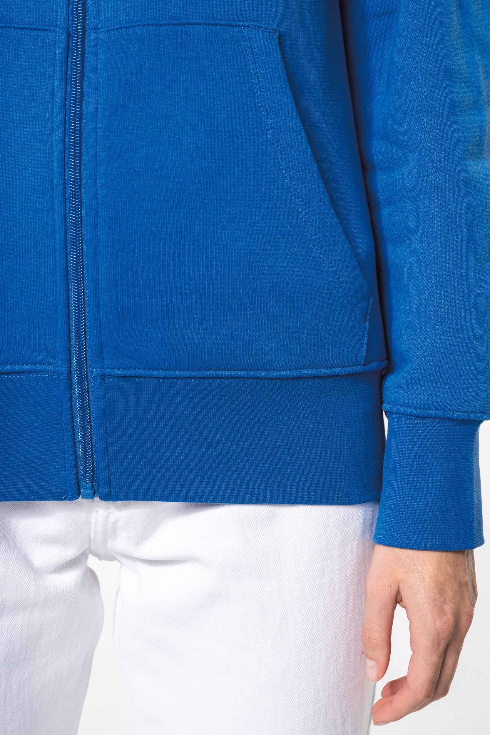 K4031 - Sweat-shirt écoresponsable zippé à capuche femme - Occifloc