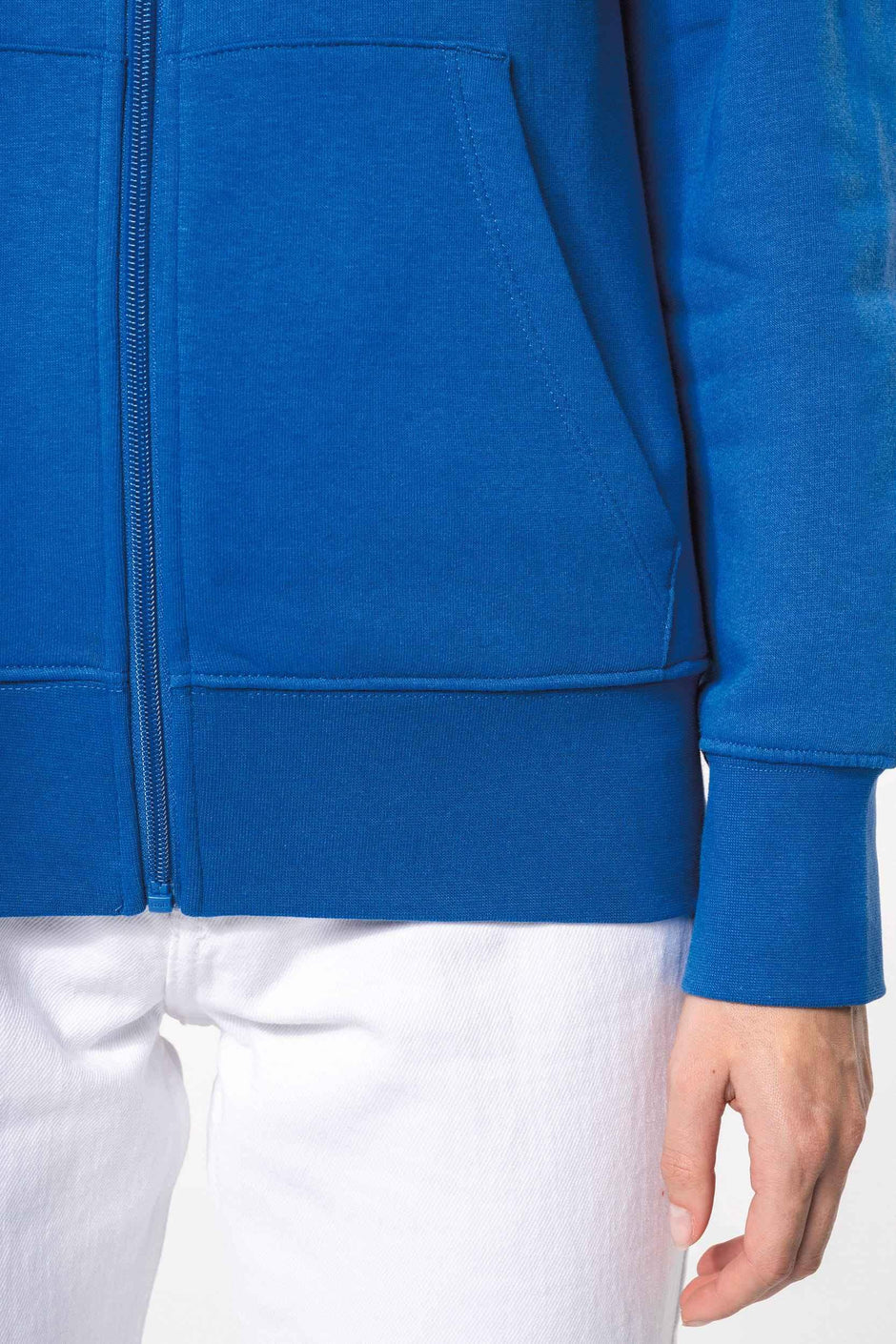 K4031 - Sweat-shirt écoresponsable zippé à capuche femme - Occifloc