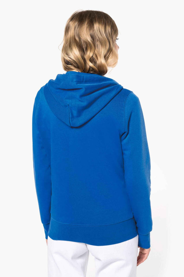 K4031 - Sweat-shirt écoresponsable zippé à capuche femme - Occifloc