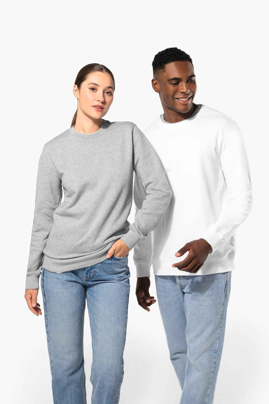 K4035 - Sweat-shirt col rond 80/20 unisexe - Occifloc