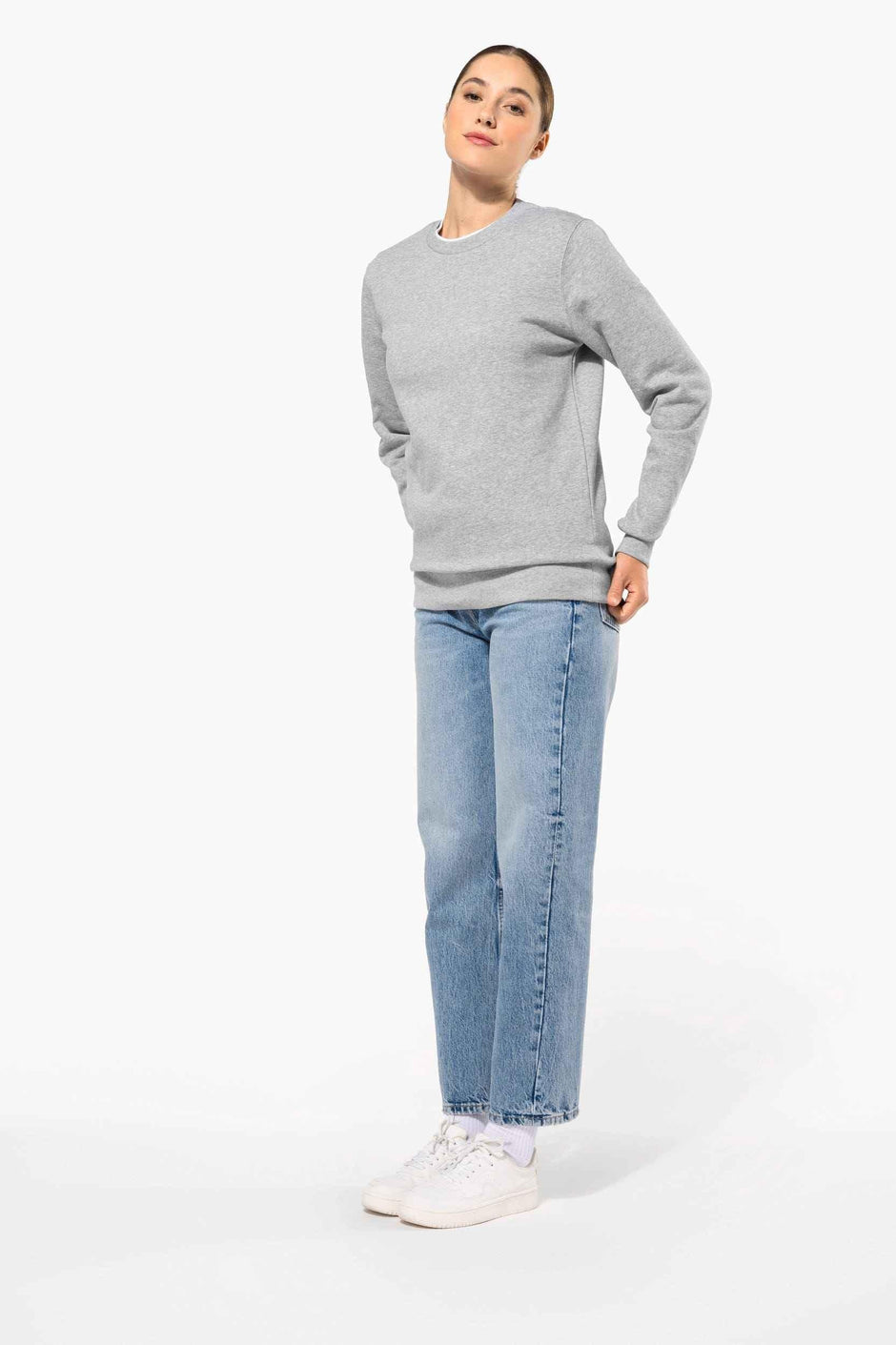 K4035 - Sweat-shirt col rond 80/20 unisexe - Occifloc