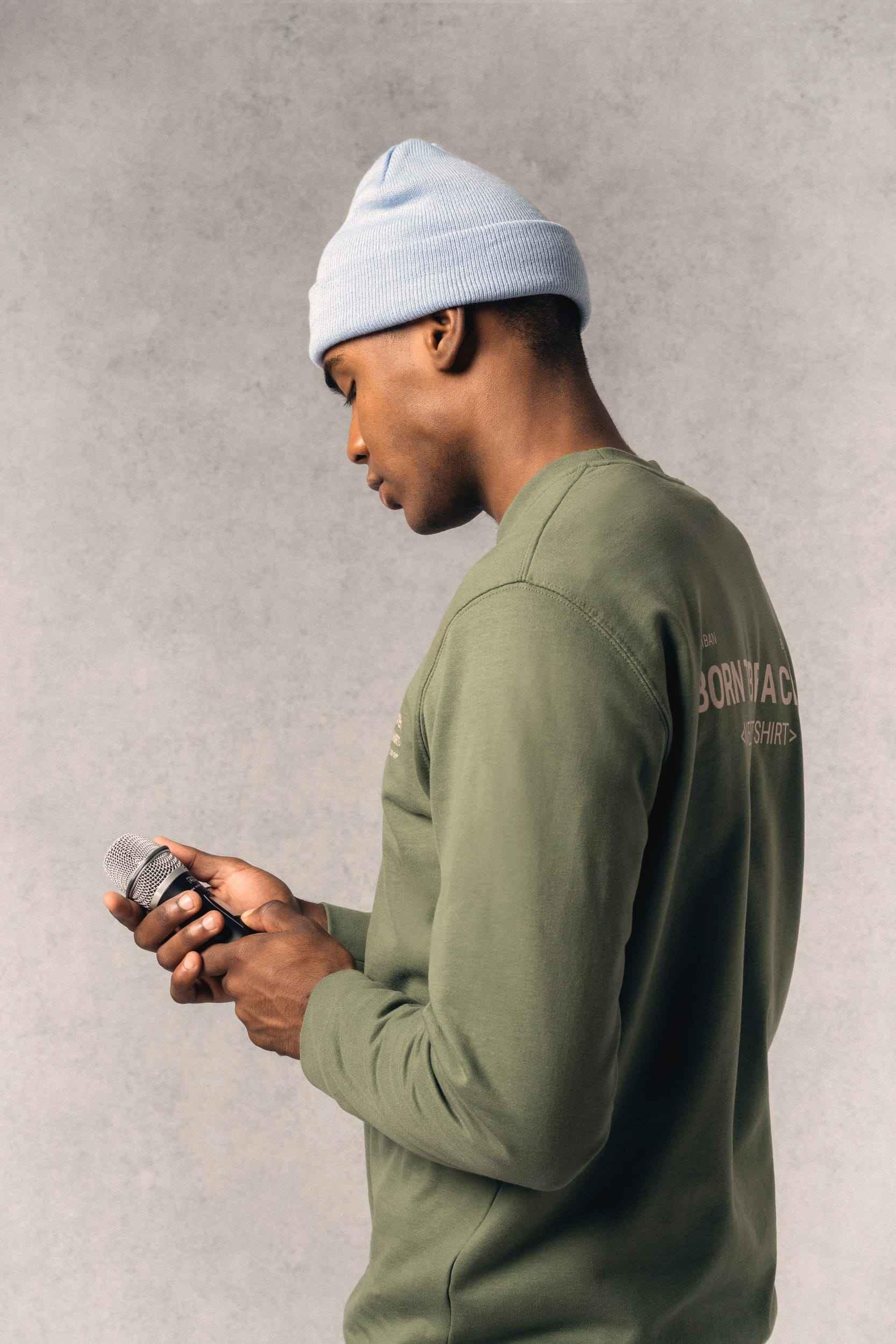 K4040 - Sweat-shirt recyclé col rond unisexe - Occifloc