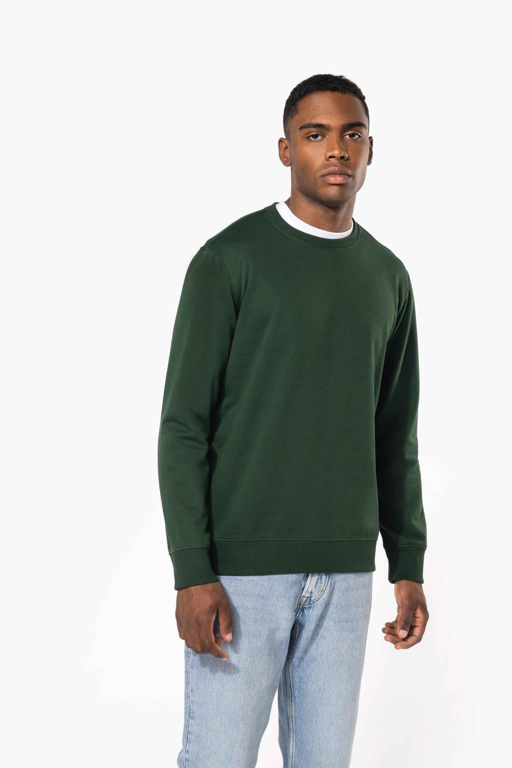 K4040 - Sweat-shirt recyclé col rond unisexe - Occifloc