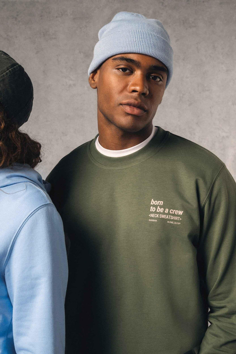 K4040 - Sweat-shirt recyclé col rond unisexe - Occifloc