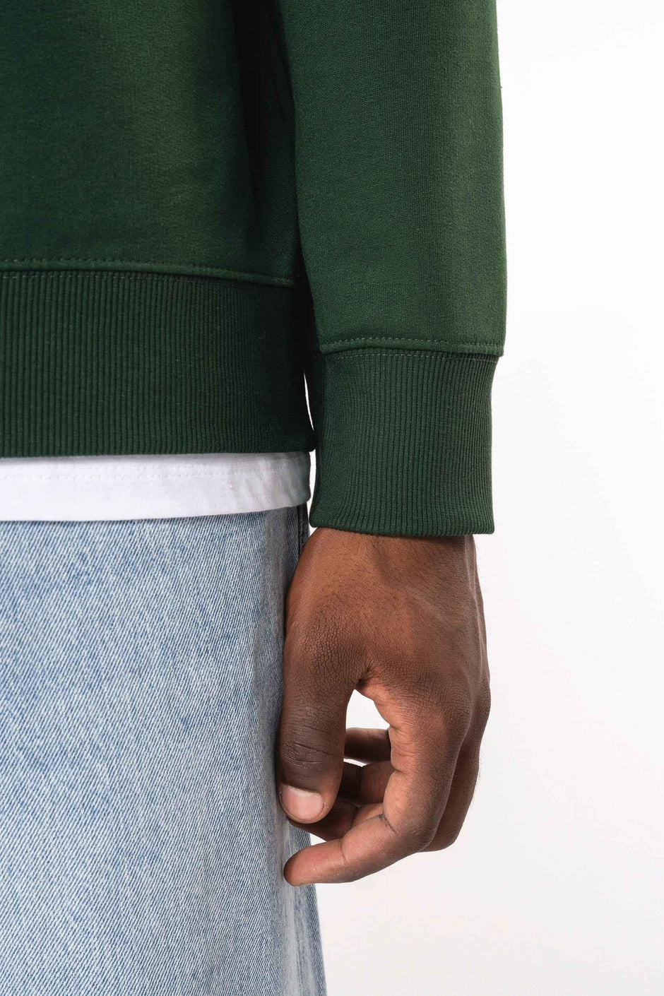 K4040 - Sweat-shirt recyclé col rond unisexe - Occifloc
