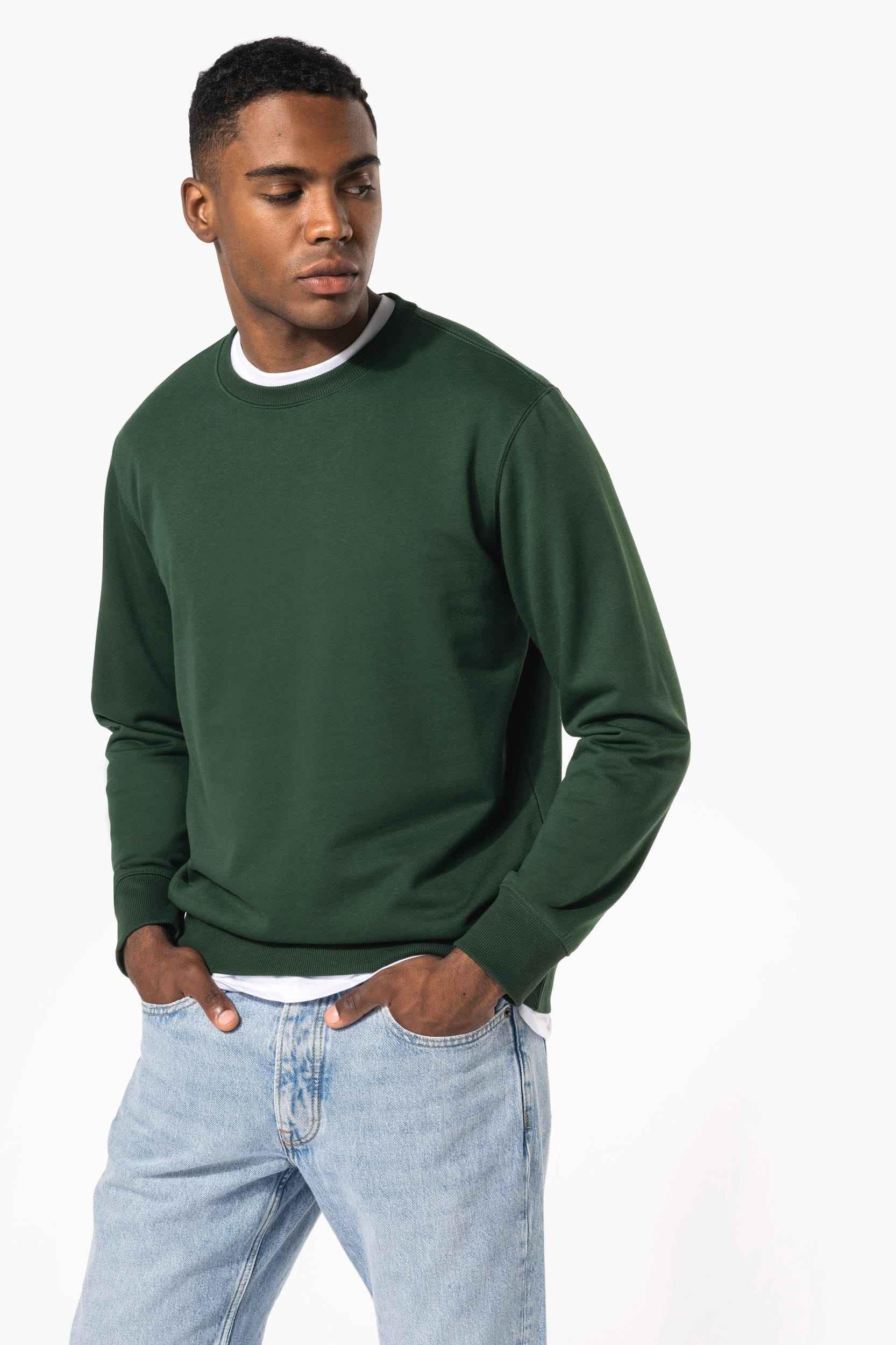 K4040 - Sweat-shirt recyclé col rond unisexe - Occifloc